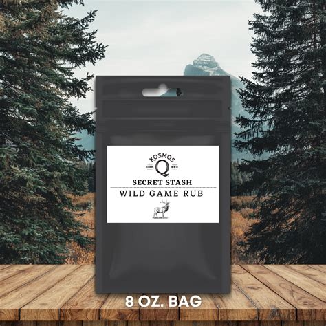 The Kosmos Q Lab Secret Stash Wild Game Rub Kosmos Q Bbq Products