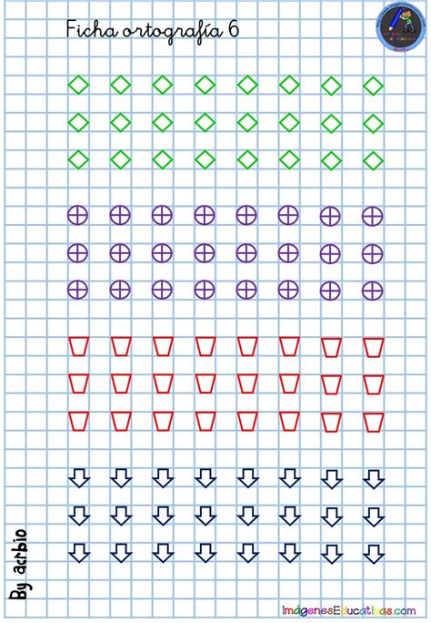 Cuaderno De CaligrafÍa En Cuadricula 6 Imagenes Educativas 90E