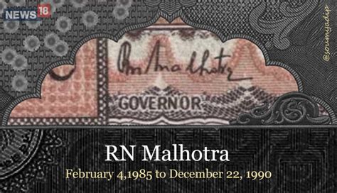 A Visual History Of RBI Governors Signatures On Indian Currency Notes