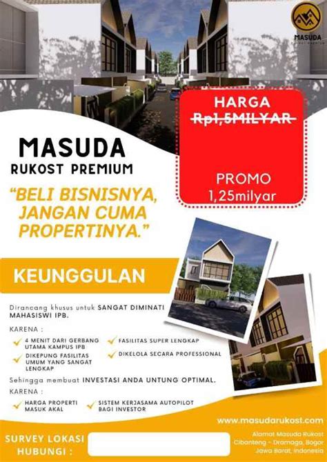 Masuda Rukost Premium Rumah Kost Menit Dari Ipb Bogor