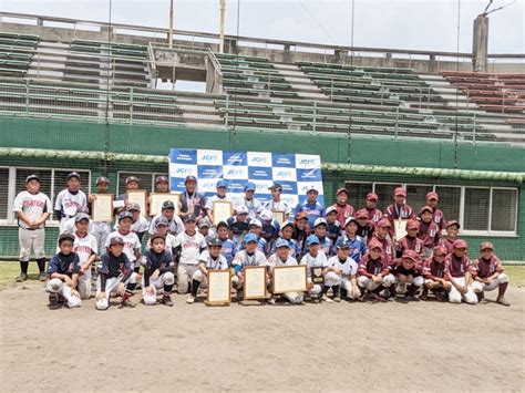 鏡原少年野球が総合v Jc杯少年野球競技大会 宮古新報