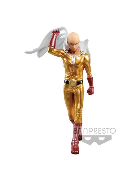 One Punch Man Dxf Pvc Statue Saitama Metalic Color 20 Cm