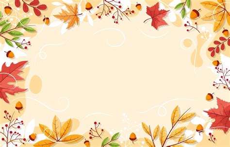 premium vector fall background design