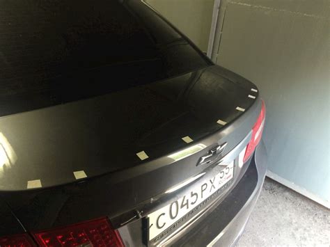 Подготовка под оригинальный спойлер, сверлим без анестезии… — Chevrolet ...
