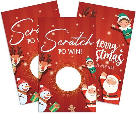 Amazon Christmas Scratch Off Cards Pack Christmas Party