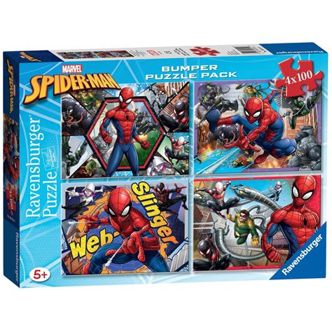 Ravensburger Marvel Spider Man Bumper Pack X Piece Jigsaw Puzzles