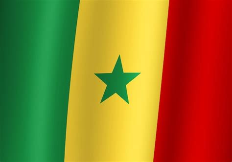 Premium Photo Senegal National Flag 3d Illustration Close Up View