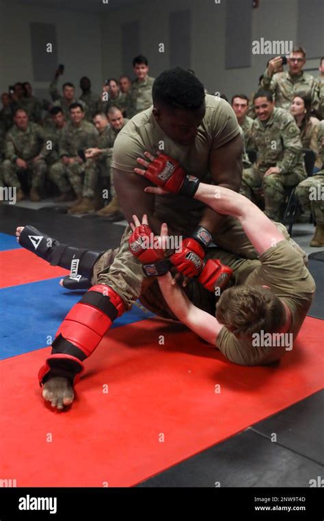 Staff Sgt Nicolas Brown Member Of The St Military Police Battalion