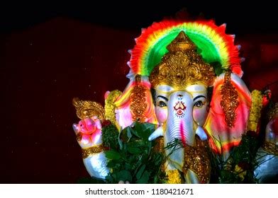 Lord Ganesha During Ganesh Utsav Stock Photo Edit Now