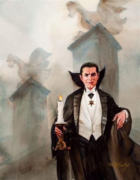 Universal Classic Monsters Art Dracula 1931 By Tom Mcneely