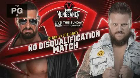 WWE NXT Vengeance Day 2024 Final Match Card No DQ Dusty Rhodes Final