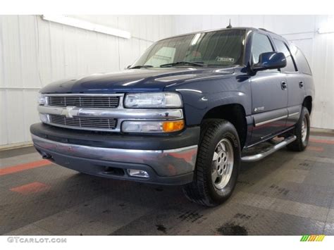 2003 Indigo Blue Metallic Chevrolet Tahoe Lt 4x4 100465487 Photo 3