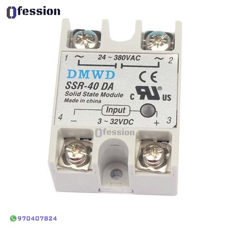 Rele De Estado Solido 40A Relay SSR 40DA Relevador 220v Ofession