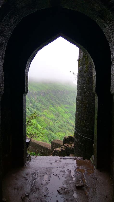 HD wallpaper: fort, nature, rain, green, clouds, architecture, no ...