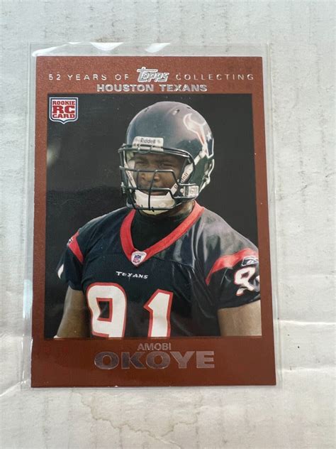 Amobi Okoye Topps Years Of Collecting Rookie Ebay