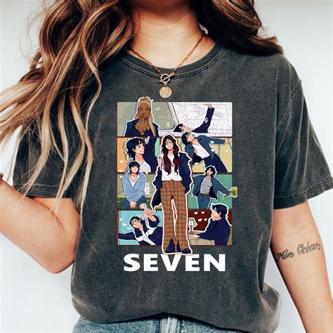 Tshirt Seven Jungkook Fanart Comic Shirt Bts Jungkook Kpop Tshirt