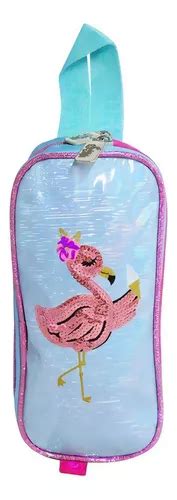 Caneta De Lantejoulas Flamingo Flamingo Wilys Wt Cor Azul Rosa