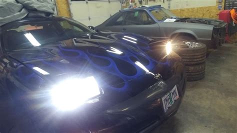 How To Install Led Headlight Bulbs On Your C5 Corvette Youtube