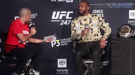 Ufc 247 Jon Jones Full Athlete Panel Highlight Youtube