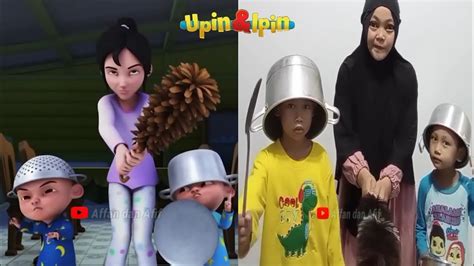 Ada T Rex Di Rumah Upin Dan Ipin Kompilasi Tiru Aksi Upin Ipin Youtube