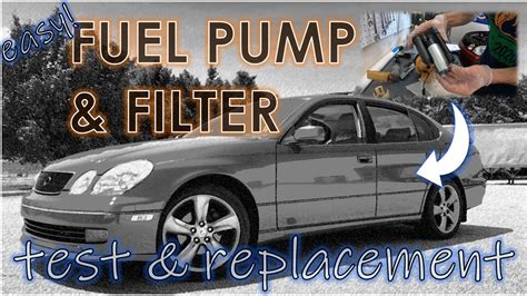 Toyota Lexus Fuel Pump Test And Replacement Procedure Youtube