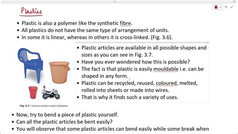 Class 8 Ncert Science Chapter 3 Synthetic Fibres And Plastic Youtube