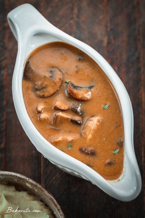 Vegan Mushroom Gravy Bakerita