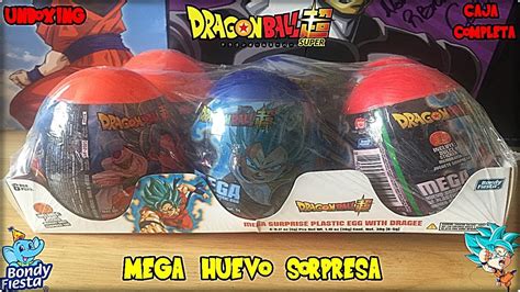 Dragon Ball Super Huevo Sorpresa Mega L Unboxing Caja Completa Youtube