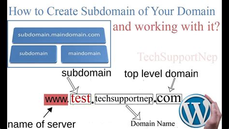 How To Create Subdomain Of Domain Youtube