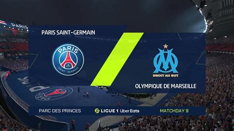 FIFA 23 Gameplay Paris Saint Germain Vs Olympique De Marseille YouTube