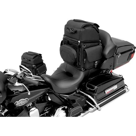 Saddlemen BR3400 EX Back Seat Sissy Bar Bag Tasche Ohne Stollen