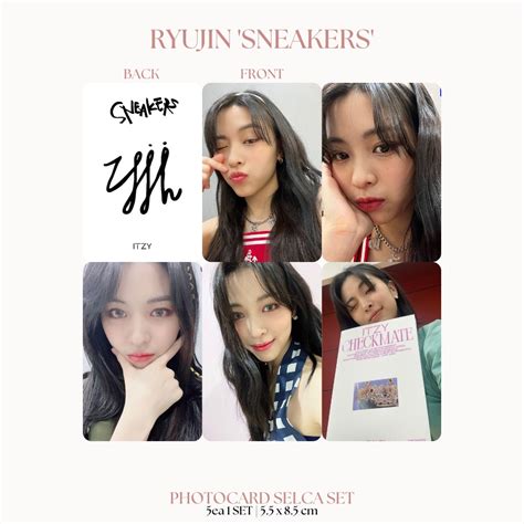 Photocard ITZY SELCA BORN TO BE 2 Sides 5Pcs Contents 2 Sided