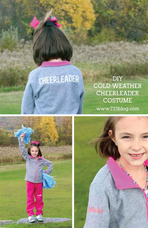 DIY Cheerleader Costume for Cold Weather - Inspiration Made Simple