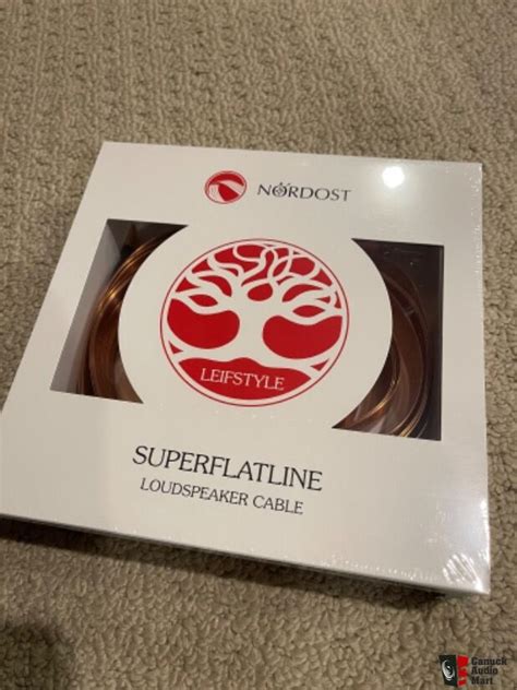 Nordost Superflatline Speaker Cable M Pairs W Banana S Sale