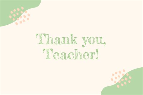 Free Printable Teacher Appreciation Card Template Edit Online