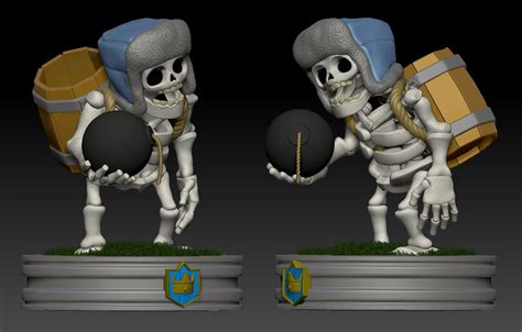 ArtStation - Giant Skeleton (Clash Royale) miniature, Iago Silva ...