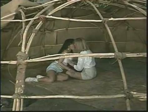 A Blonde And A Brunette Go Lesbian In A Tent In Retro Porn Clip Mylust Video