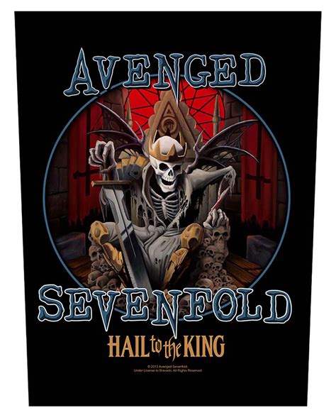 Avenged Sevenfold Hail To The King Back Patch