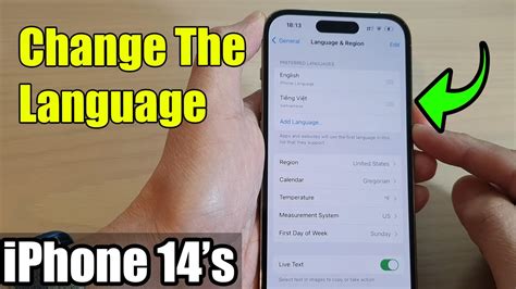 Iphone S Pro Max How To Change The Language Youtube