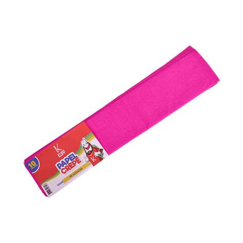 Papel Crepe Por 10 Unidades Fucsia Klipp 80 16 04469 Distribuidora El