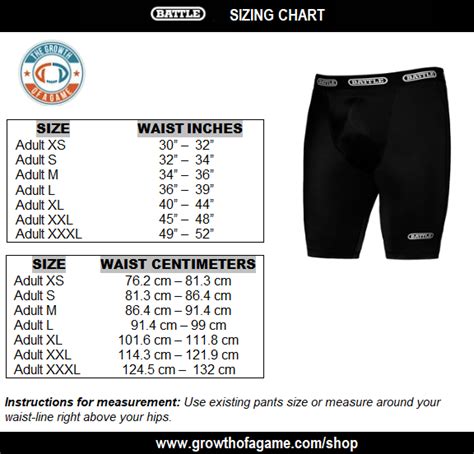 Compression Size Chart A Visual Reference Of Charts Chart Master