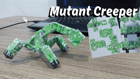 Papercraft Mutant Creeper Mutant Creeper Mod Paper Crafts Creepers Minecraft Crafts Xxx Porn