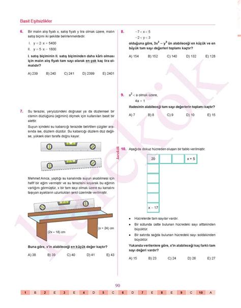 Tyt Matemat K Soru Bankasi Karek K Yay Nc L K