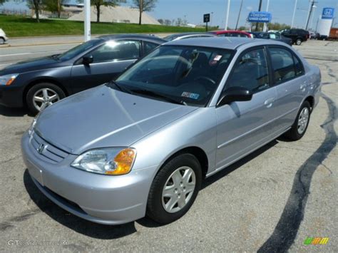 Satin Silver Metallic 2003 Honda Civic Lx Sedan Exterior Photo