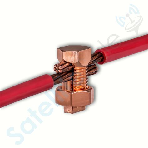 Satellitesale Ul Listed High Strength Copper Grounding Split Bolt Conn