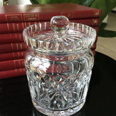 Waterford Crystal Lismore Biscuit Barrel Or Cookie Jar Original