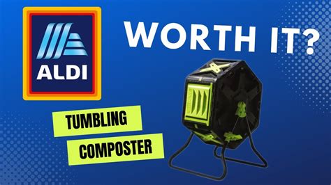 ALDI Came Out With A Tumbling Composter Unboxing And First Try