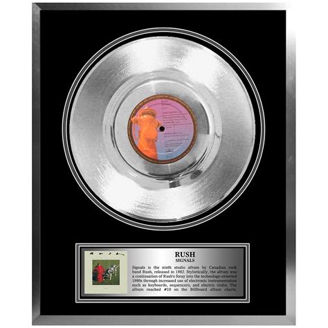 Framed Platinum Signals Rush Official Store