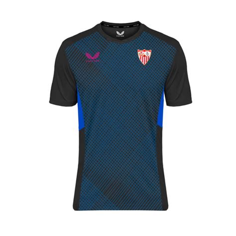 Camiseta Castore Sevilla FC Pre Match 2023 2024 Caviar Lapis Blue