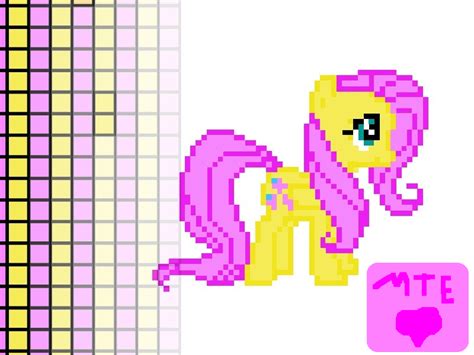 Fluttershy Pixel By Meylinthehedgehog On Deviantart